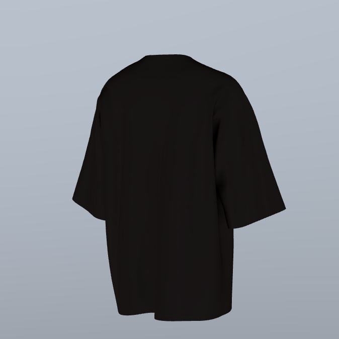 DEMON Samurai Anime Oversized T-Shirt - Black